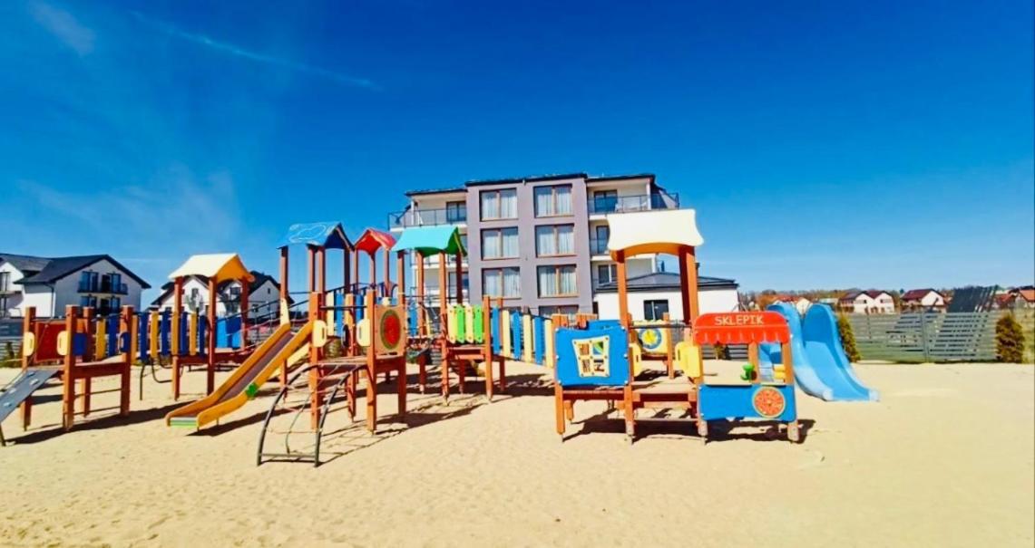 Klimatyzowany Apartament Blue , Sarbinowo Parking Basen Extérieur photo