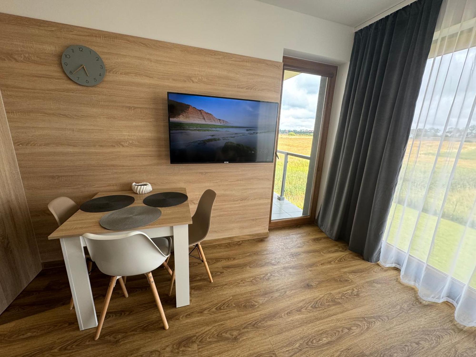 Klimatyzowany Apartament Blue , Sarbinowo Parking Basen Extérieur photo