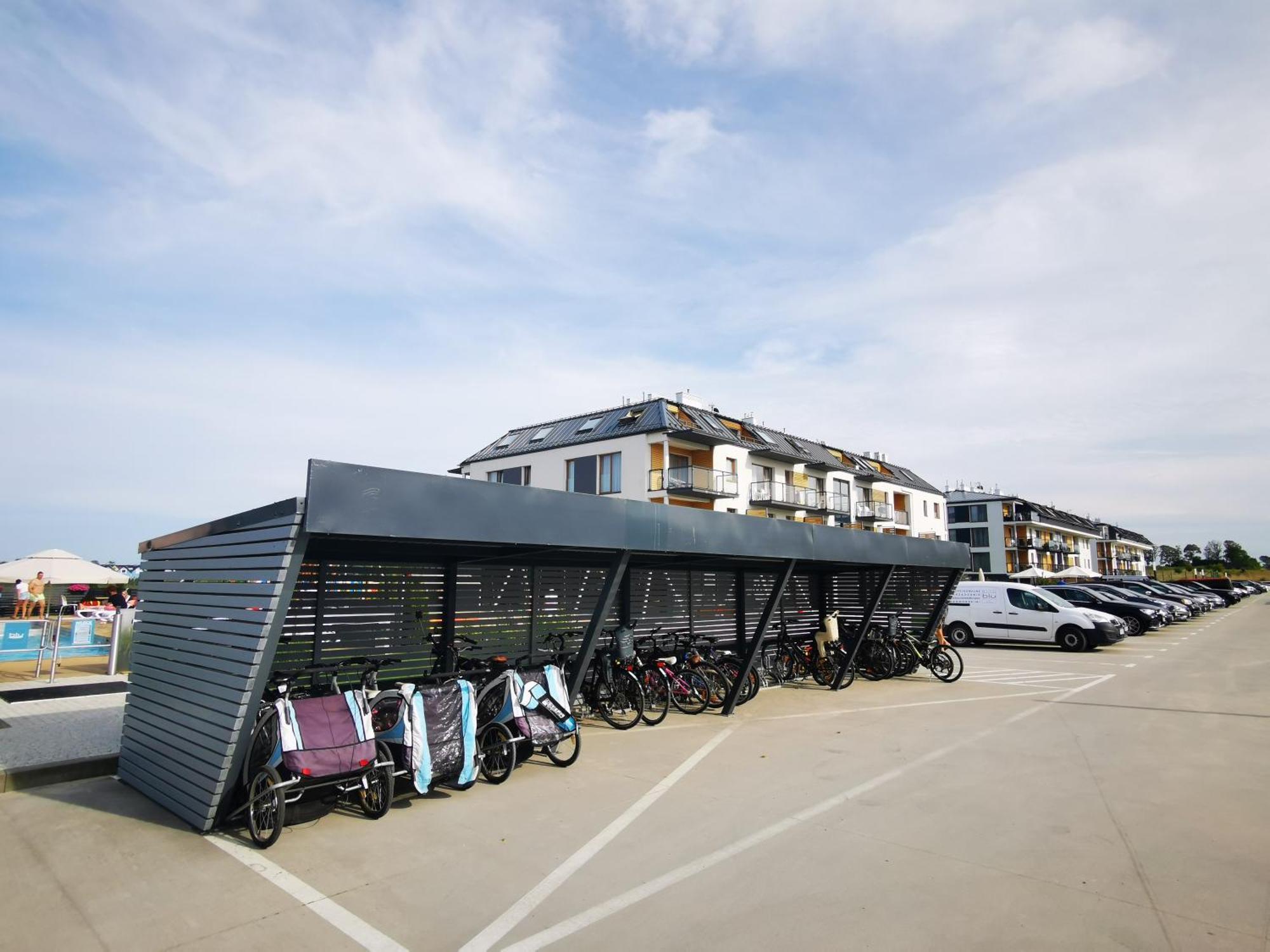 Klimatyzowany Apartament Blue , Sarbinowo Parking Basen Extérieur photo