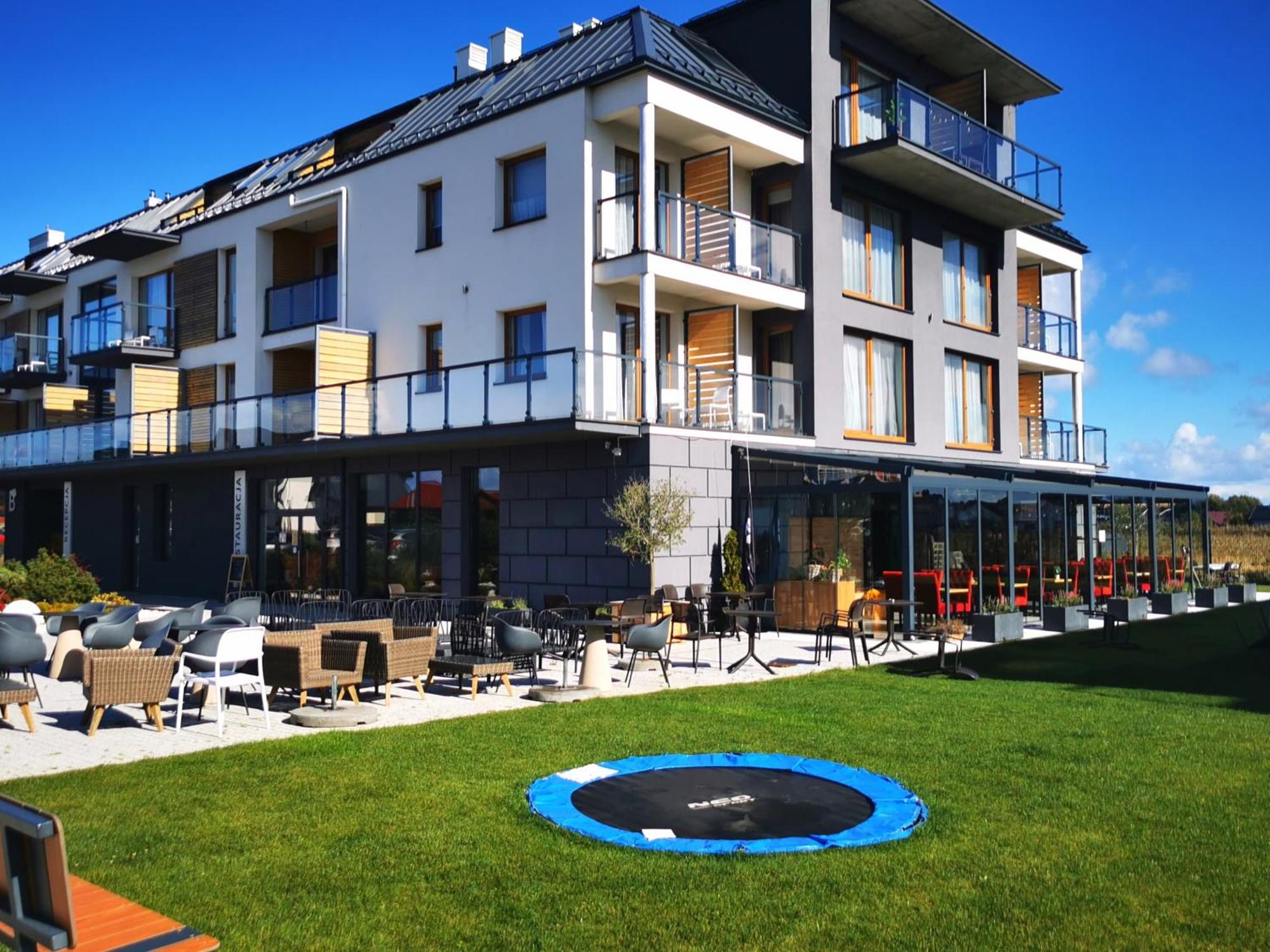 Klimatyzowany Apartament Blue , Sarbinowo Parking Basen Extérieur photo