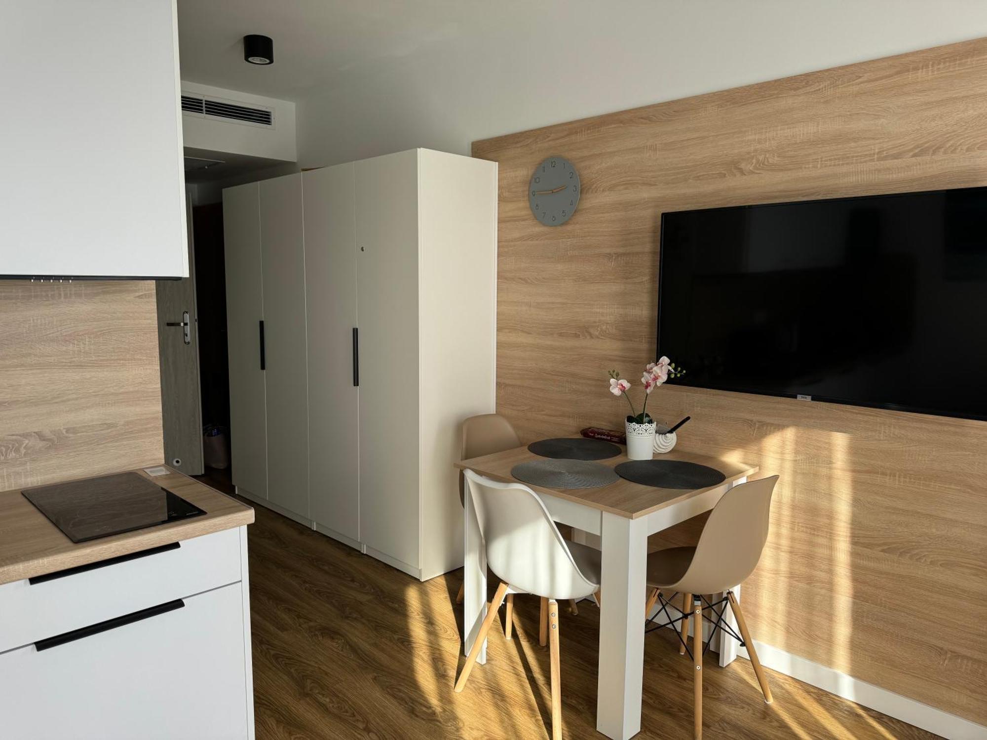 Klimatyzowany Apartament Blue , Sarbinowo Parking Basen Extérieur photo