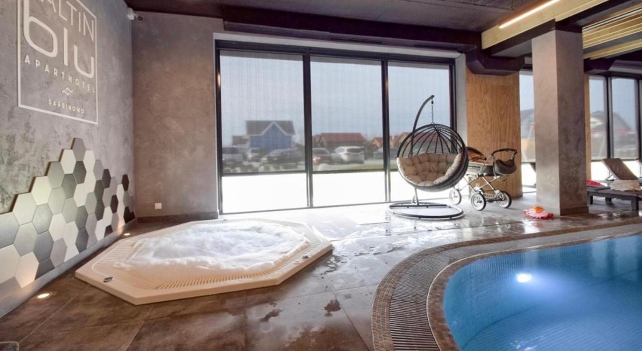 Klimatyzowany Apartament Blue , Sarbinowo Parking Basen Extérieur photo